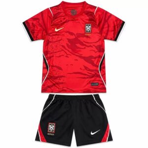 Kid's South Korea Home Soccer Kit 2026 World Cup - Jersey+Shorts