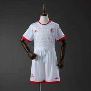 KidsTunisiaAwayJersey2026WorldCupFootballKitSoccerShirt_3.jpg Kid's Tunisia Away Soccer Kit - Jersey+Shorts 2026
