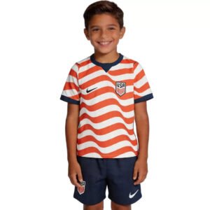 USMNT Home Kid's Soccer Kit (Jersey+Shorts) 2026