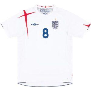Lampard8RetroEnglandHomeJerseyWorldCup2006_2.jpg Lampard #8 Retro England 2006 Home Football Jersey