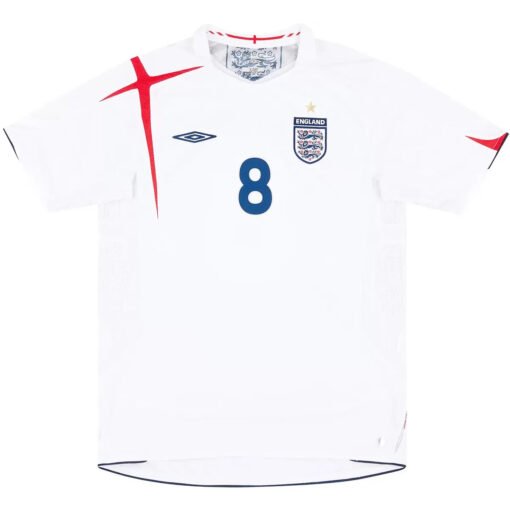 Lampard8RetroEnglandHomeJerseyWorldCup2006_2.jpg Lampard #8 Retro England 2006 Home Football Jersey
