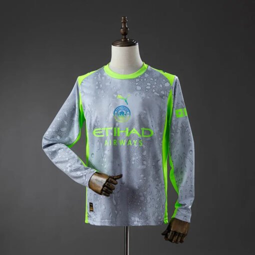 LongSleevesManchesterCityThirdJersey2526FootballKitSoccerShirt_1.jpg Manchester City Third Away Long Sleeve Soccer Jersey 2025/26