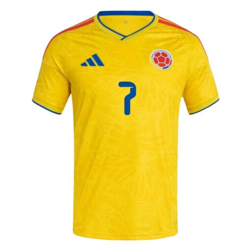 Luis_Diaz_7.jpg Luis Díaz #7 Colombia Home Soccer Jersey 2026 World Cup