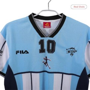 Maradona #10 Argentina 2001 Home Retro Football Jersey