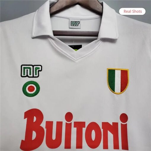Maradona10NapoliRetroSoccerJerseyAwayShirt198788_5.jpg Maradona #10 Napoli Away 1987/88 Retro Football Jersey