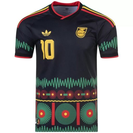 Marley10JamaicaAwayJerseyWorldCup2026_1.jpg Marley #10 Jamaica 2026 World Cup Away Football Jersey