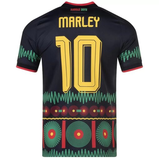 Marley10JamaicaAwayJerseyWorldCup2026_2.jpg Marley #10 Jamaica 2026 World Cup Away Football Jersey