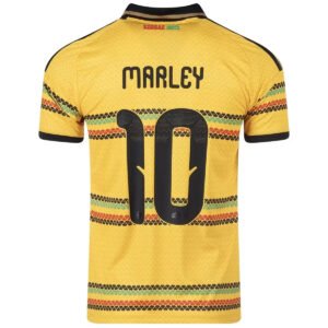 Marley10JamaicaHomeJerseyWorldCup2026_1.jpg Marley #10 Jamaica 2026 World Cup Home Football Jersey