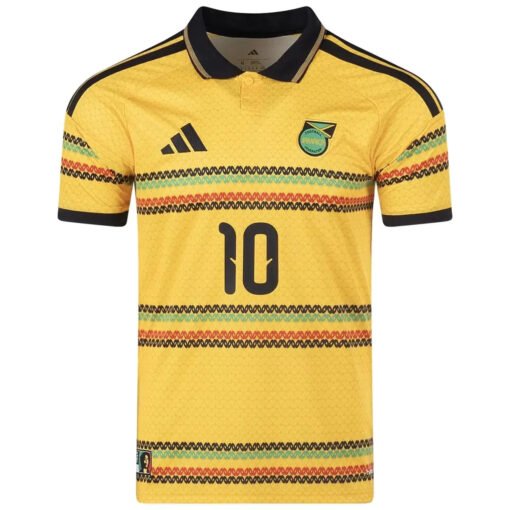 Marley10JamaicaHomeJerseyWorldCup2026_2.jpg Marley #10 Jamaica 2026 World Cup Home Football Jersey