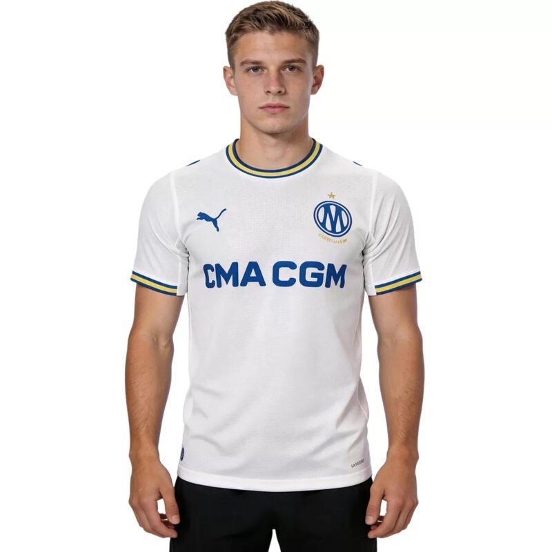 MarseilleHomeMatchJerseyPlayerVersion202627_1.jpg Marseille Player Version Home Soccer Jersey 2026/27