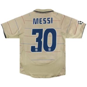 Messi #30 Barcelona 2003/04 Retro Away Soccer Jersey