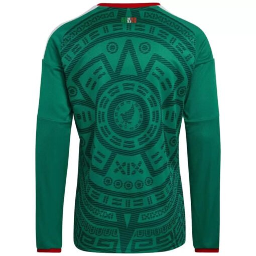Mexico_Home_Long_Sleeve_Jersey_World_Cup_2026_1.jpg Mexico Long Sleeve Home Soccer Jersey 2026 World Cup