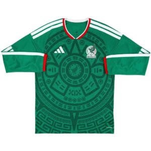 Mexico_Home_Long_Sleeve_Jersey_World_Cup_2026_6.jpg Mexico Long Sleeve Home Soccer Jersey 2026 World Cup