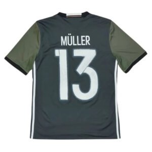 Muller13RetroGermanyAwayJersey2016_1.jpg Müller #13 Retro Germany Away Soccer Jersey 2016
