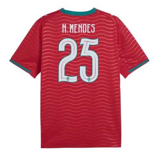 N.MENDES25portugalhomejersey2026_1.jpg N. MENDES #25 Portugal Home Soccer Jersey 2026 World Cup