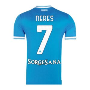 Neres7Napoli202526Homejersey.jpg Neres #7 Napoli Home Soccer Jersey 2025/26