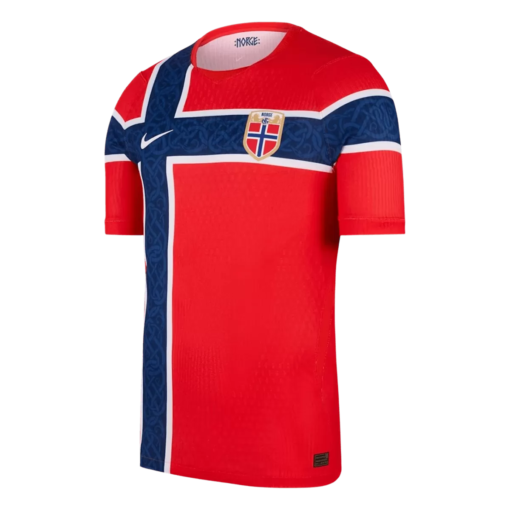 NorwayHomeMatchJerseyPlayerVersion2026_2.png Norway Home Player Version Soccer Jersey 2026 World Cup