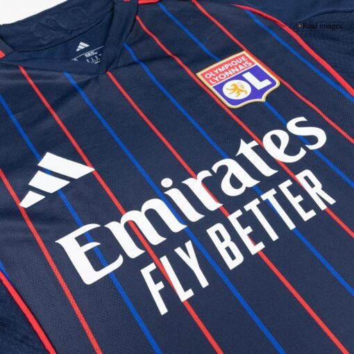 Olympique Lyonnais Away Player Version Soccer Jersey 2025/26