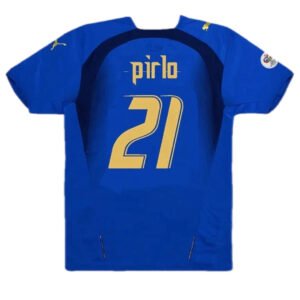 PIRLO21RetroItalyHomeJerseyWorldCup2006_2.jpg PIRLO #21 Italy 2006 Home Retro Football Jersey