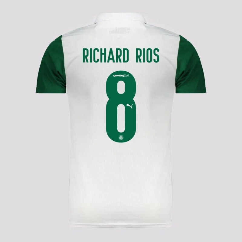 Palmeiras202526AwayRichardRios8Jersey.jpg Richard Rios #8 SE Palmeiras Away Soccer Jersey 2025/26