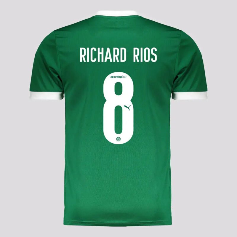 Palmeiras202526HomeRichardRios8Jersey.jpg Richard Rios #8 SE Palmeiras Home Soccer Jersey 2025/26
