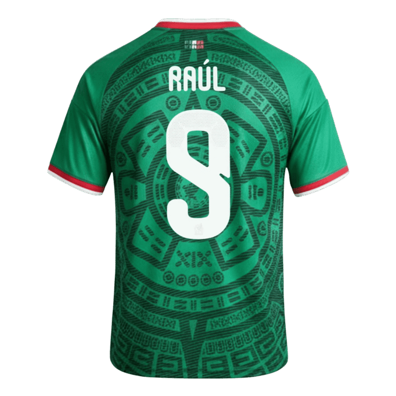 RAUL_9_Mexico_Home_Soccer_Jersey_2026_World_Cup.png RAÚL #9 Mexico Home Soccer Jersey 2026 World Cup