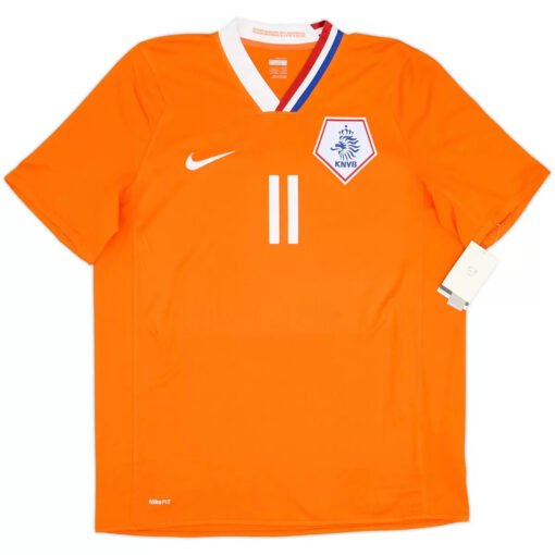 ROBBEN_11RetroNetherlandsHomeJerseyEuro2008_1.jpg ROBBEN #11 Netherlands Euro 2008 Home Retro Soccer Jersey