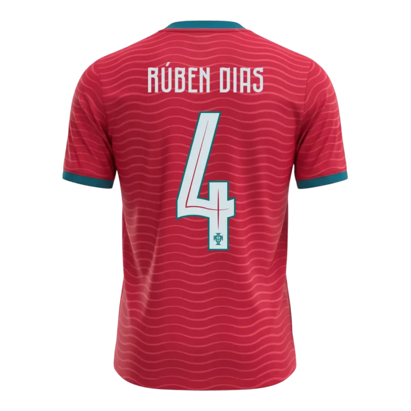 RÚBEN DIAS #4 Portugal Home Soccer Jersey 2026 World Cup