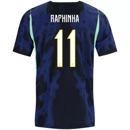 Raphinha11BrazilAwayMatchJerseyPlayerVersionWorldCup2026_1.jpg Raphinha #11 Brazil Away Soccer Jersey 2026 World Cup