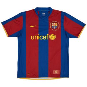 Henry #14 Barcelona 2007/08 Retro Home Soccer Jersey