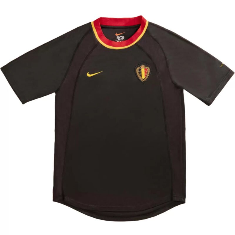 RetroBelgiumAwayJerseyEuro2000_3.jpg Belgium Retro Away Soccer Jersey EURO 2000