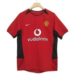 Retro Manchester United 2002/04 Home Soccer Jersey