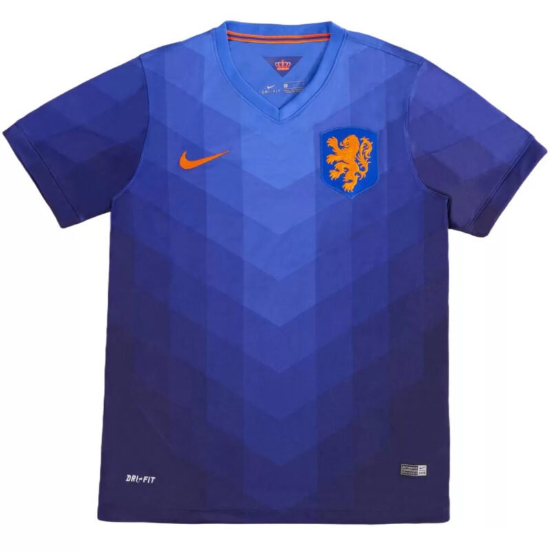 RetroNetherlandsAwayJerseyWorldCup2014_3.jpg Netherlands 2014 World Cup Away Retro Soccer Jersey