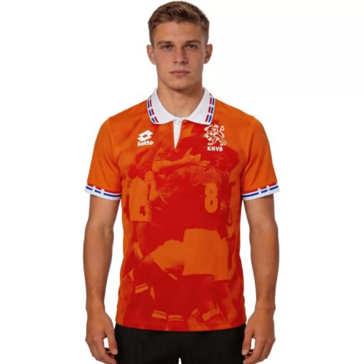 RetroNetherlandsHomeJerseyEuro1996_1.jpg Netherlands Euro 1996 Home Retro Soccer Jersey