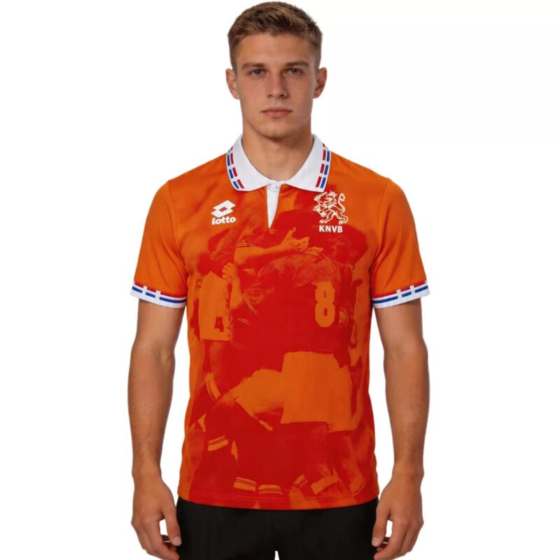RetroNetherlandsHomeJerseyEuro1996_1.jpg Netherlands Euro 1996 Home Retro Soccer Jersey