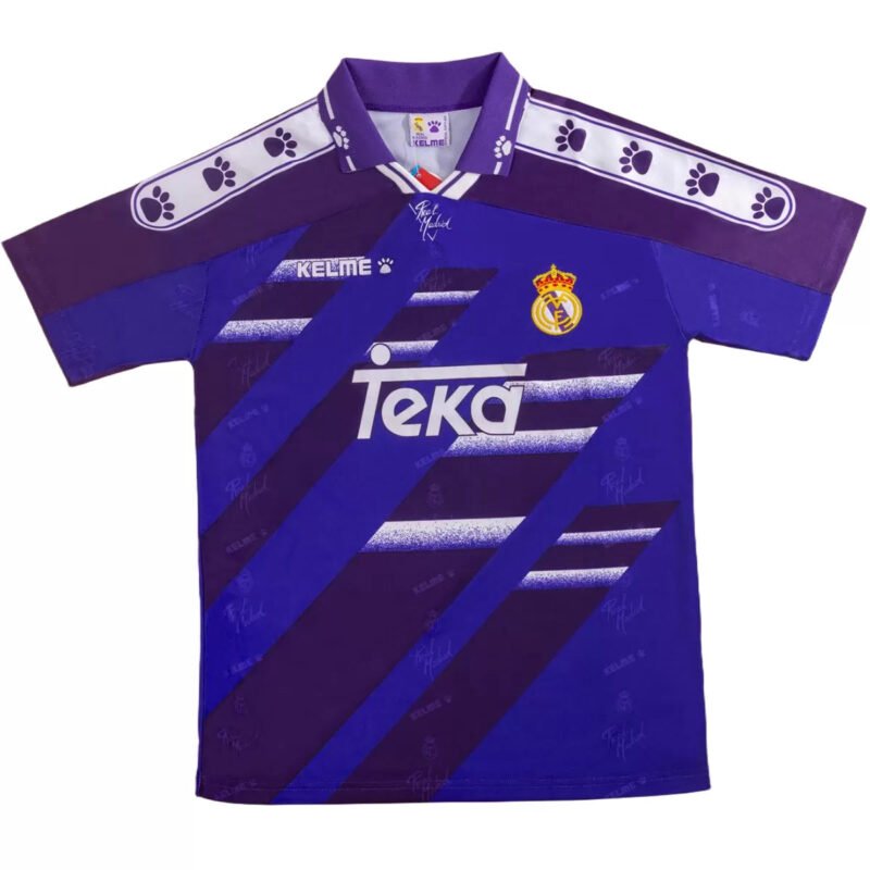 RetroRealMadridAwayJersey199496_2.jpg Real Madrid 1994/96 Away Retro Soccer Jersey