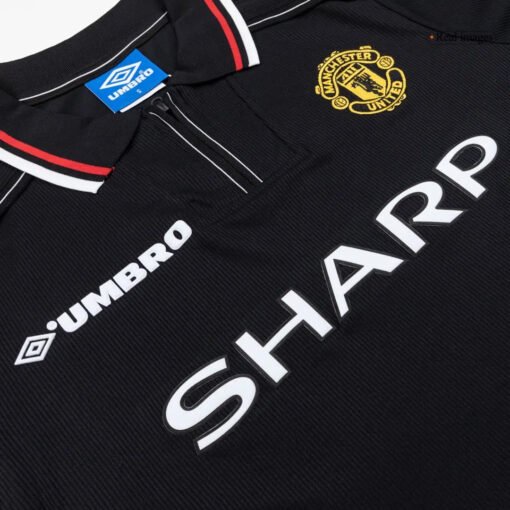 RetroSoccerJerseyManchesterUnitedAwayLongSleeve1998_7.jpg Manchester United 1998/99 Away Long Sleeve Retro Soccer Jersey Black