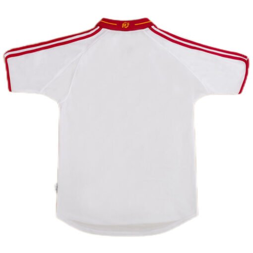 Spain Euro Cup 2000 Away Retro Soccer Jersey