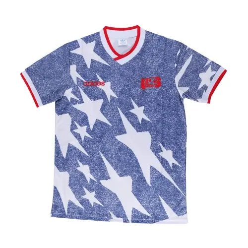 USA 1994 Away Retro Football Jersey Denim Graphic