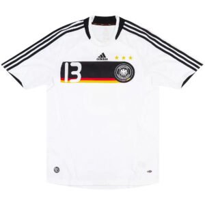 Retro_Germany_Home_Jersey_Euro_2008_3.jpg Ballack #13 Germany Euro 2008 Home Football Jersey Retro