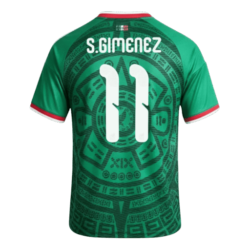 S.GIMÉNEZ #11 Mexico Home Soccer Jersey 2026 World Cup