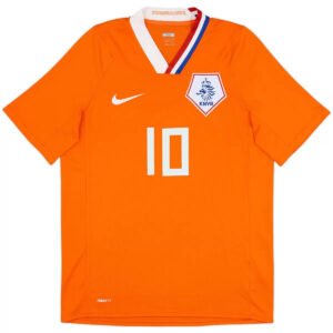 SNEIJDER_10RetroNetherlandsHomeJerseyEuro2008_1.jpg SNEIJDER #10 Netherlands Euro 2008 Home Retro Soccer Jersey