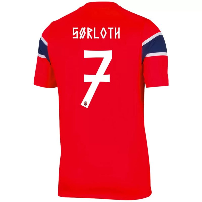 SORLOTH_7NorwayHomeJerseyWorldCup2026_1.jpg SØRLOTH #7 Norway Home Soccer Jersey 2026 World Cup