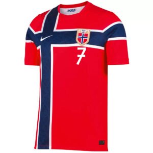 SØRLOTH #7 Norway Home Soccer Jersey 2026 World Cup