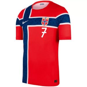 SORLOTH_7NorwayHomeMatchJerseyPlayerVersionWorldCup2026_1.jpg SØRLOTH #7 Norway Home Player Version Jersey 2026 World Cup