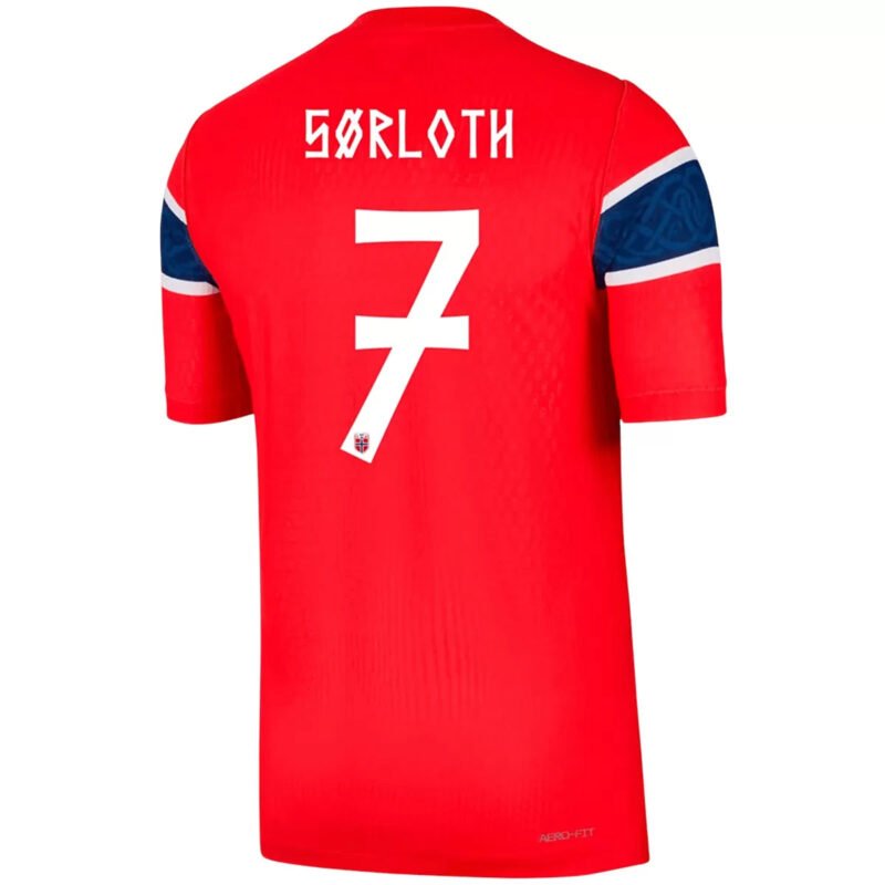 SORLOTH_7NorwayHomeMatchJerseyPlayerVersionWorldCup2026_2.jpg SØRLOTH #7 Norway Home Player Version Jersey 2026 World Cup