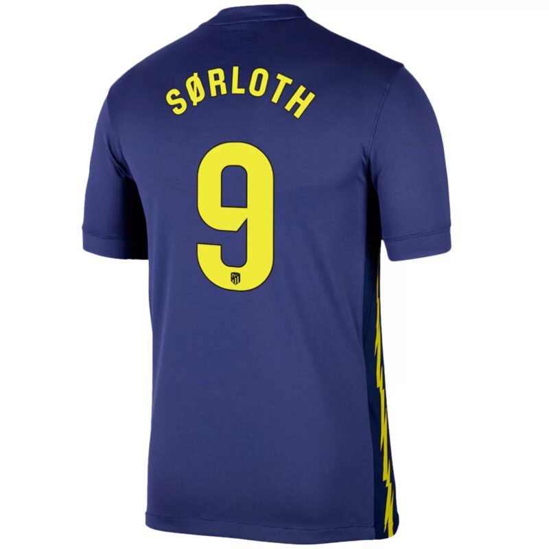 SORLOTH_9AtleticoMadridAwayJersey202526.jpg SØRLOTH #9 Atletico Madrid Away Soccer Jersey 2025/26