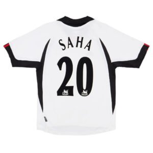 Saha202001-02FulhamHomeShirt_1.jpg Saha #20 Fulham 2001/02 Home Retro Soccer Jersey