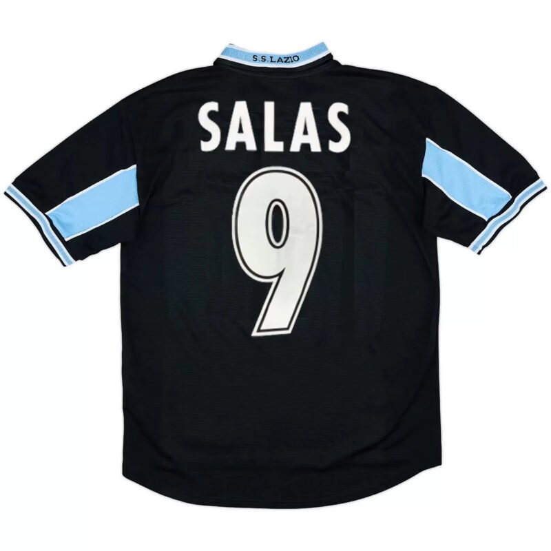 Salas_9_Retro_Lazio_Away_Jersey_199800_1.jpg SALAS #9 Lazio 1998/00 Retro Away Soccer Jersey