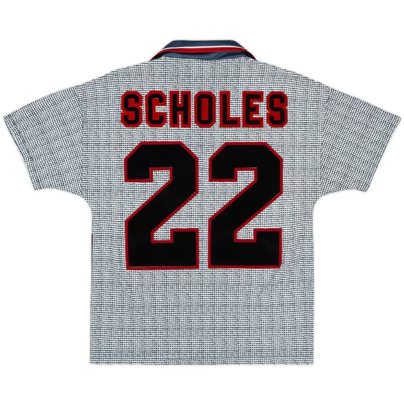 Scholes #22 Manchester United 1995/96 Third Away Retro Soccer Jersey